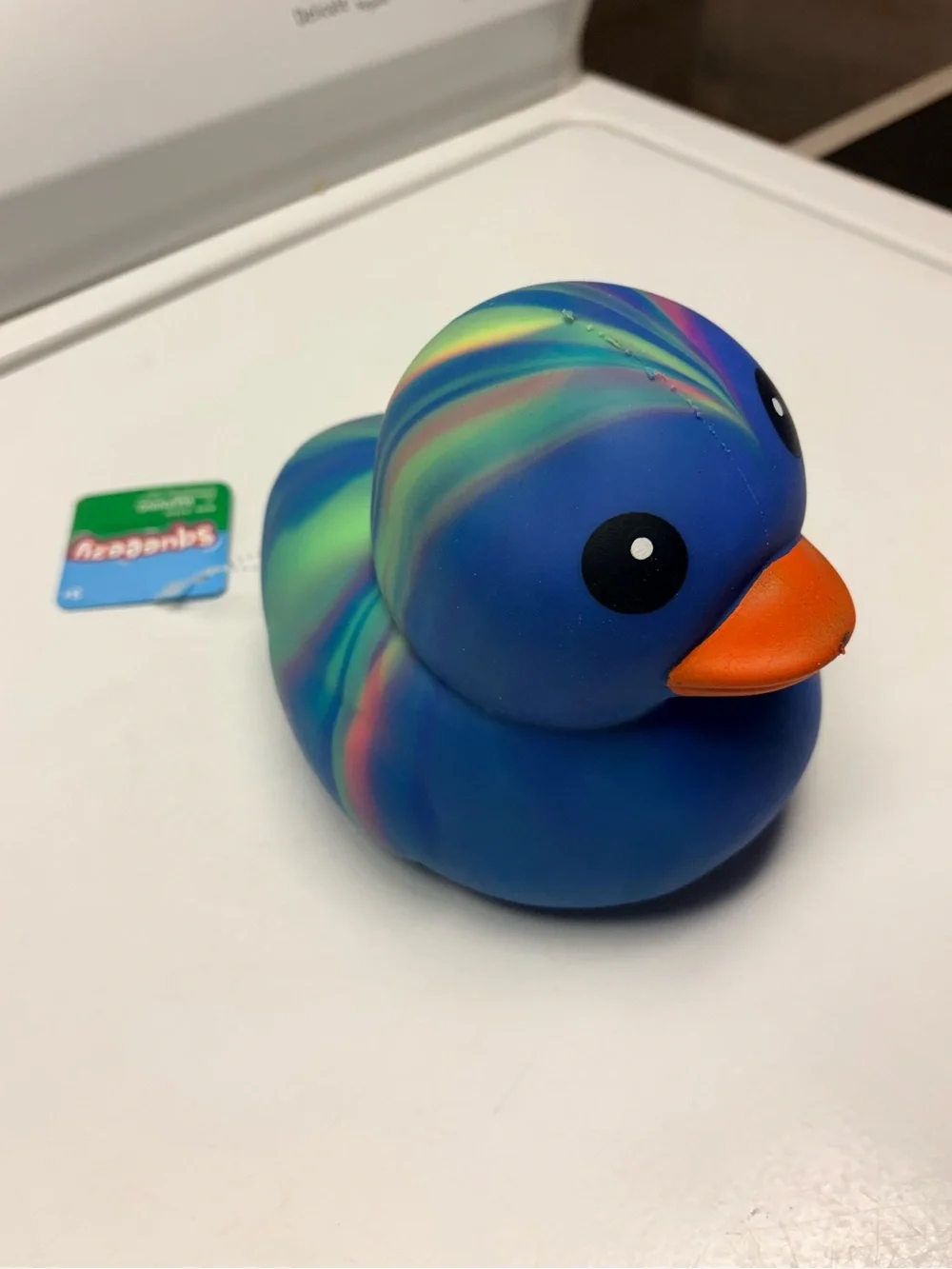 Sunny Days “Squeeezy” Jumbo Tie Dye Rubber Duck – NWT